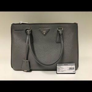 Prada Saffiano Double-Zip Galleria Bag